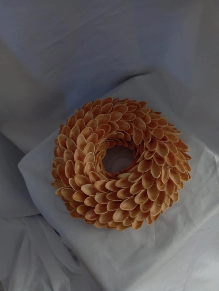 Pistaciový věneček pro další tvorbu 15cm