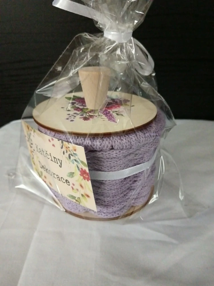 Pletený košík s víkem 3 10x10cm