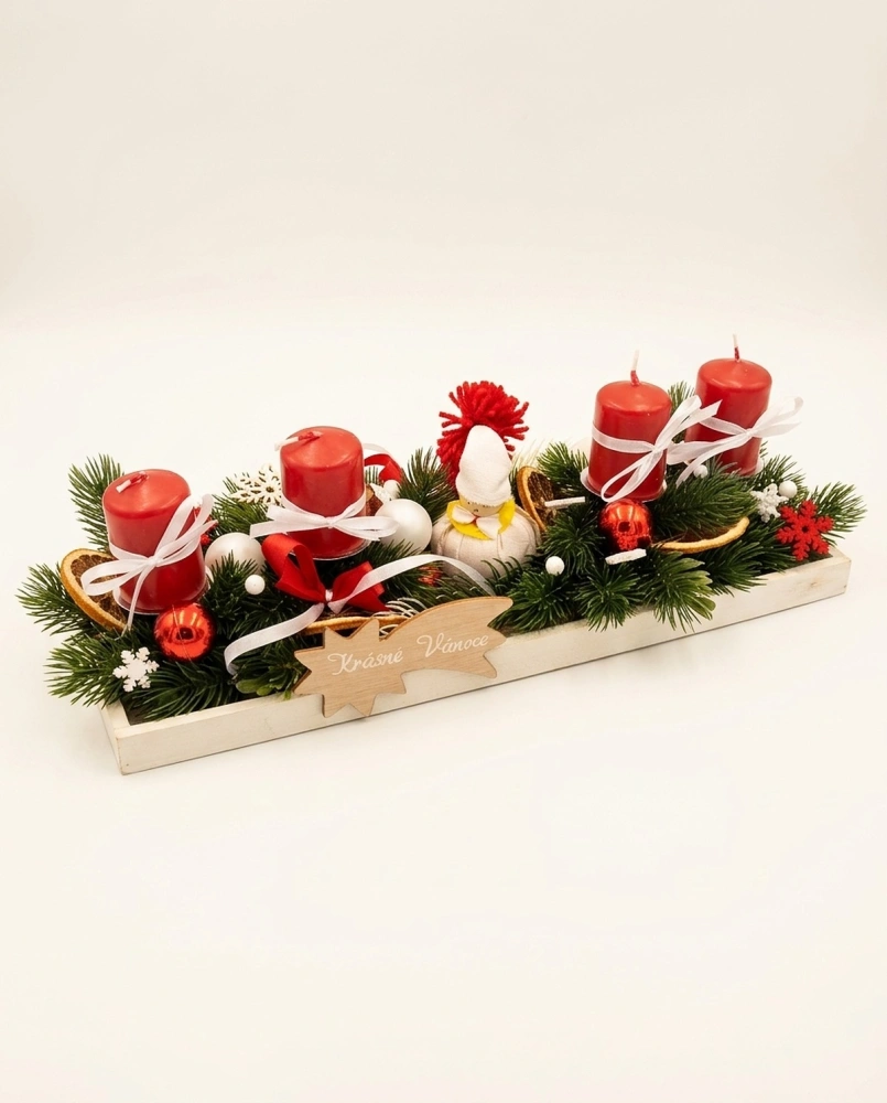 Adventní svícen -štola